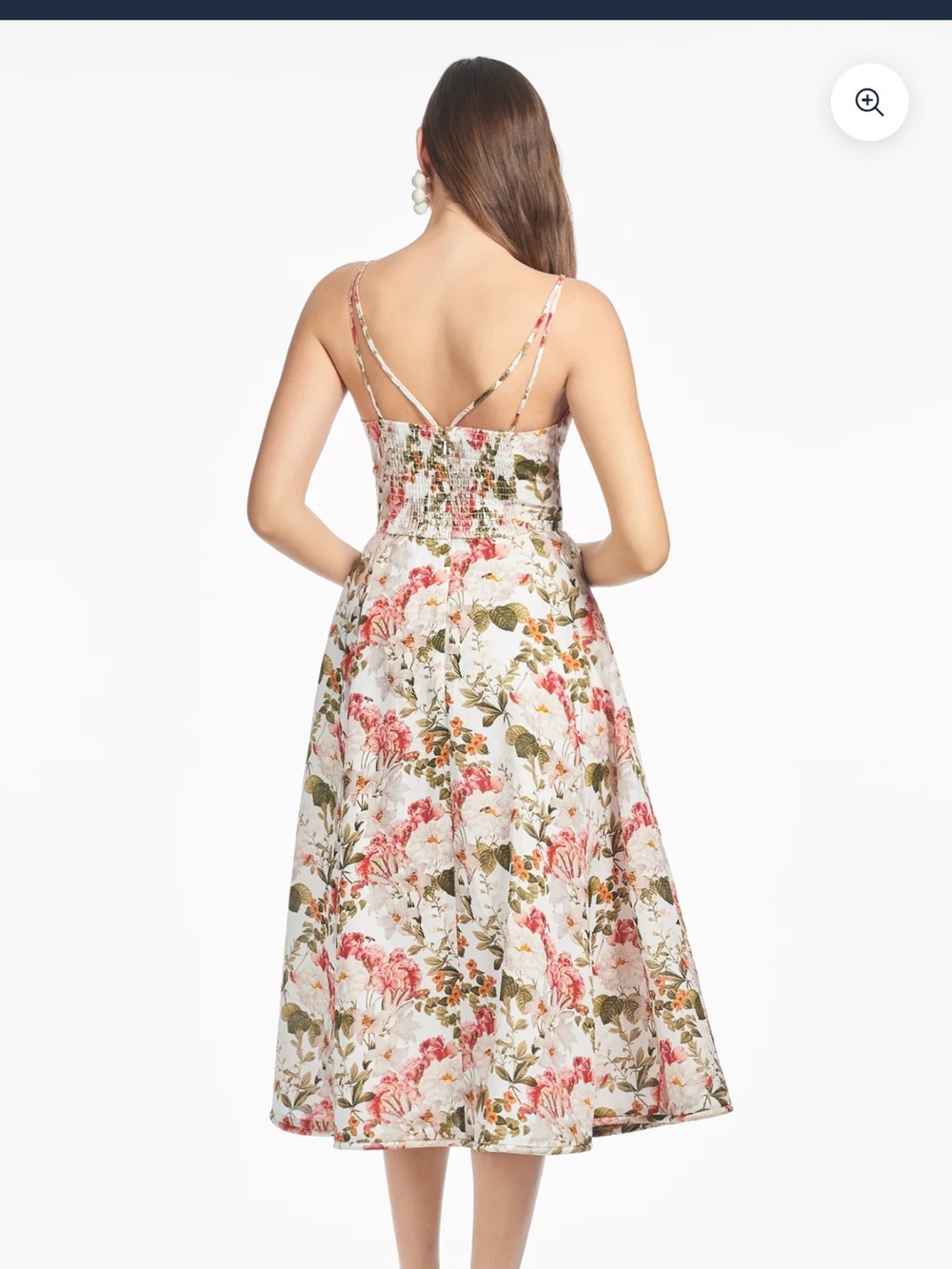 Sashin & Babi Jacinta Cotton Sundress with Pink and Orange Blooms. Size 4. NWOT - Picture 3 of 8